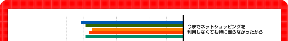 今までネットショッピングを利用しなくても特に困らなかったから